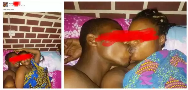 Is She OK? Nigerian Lady Posts Photos Of Her & Bae Making Love
